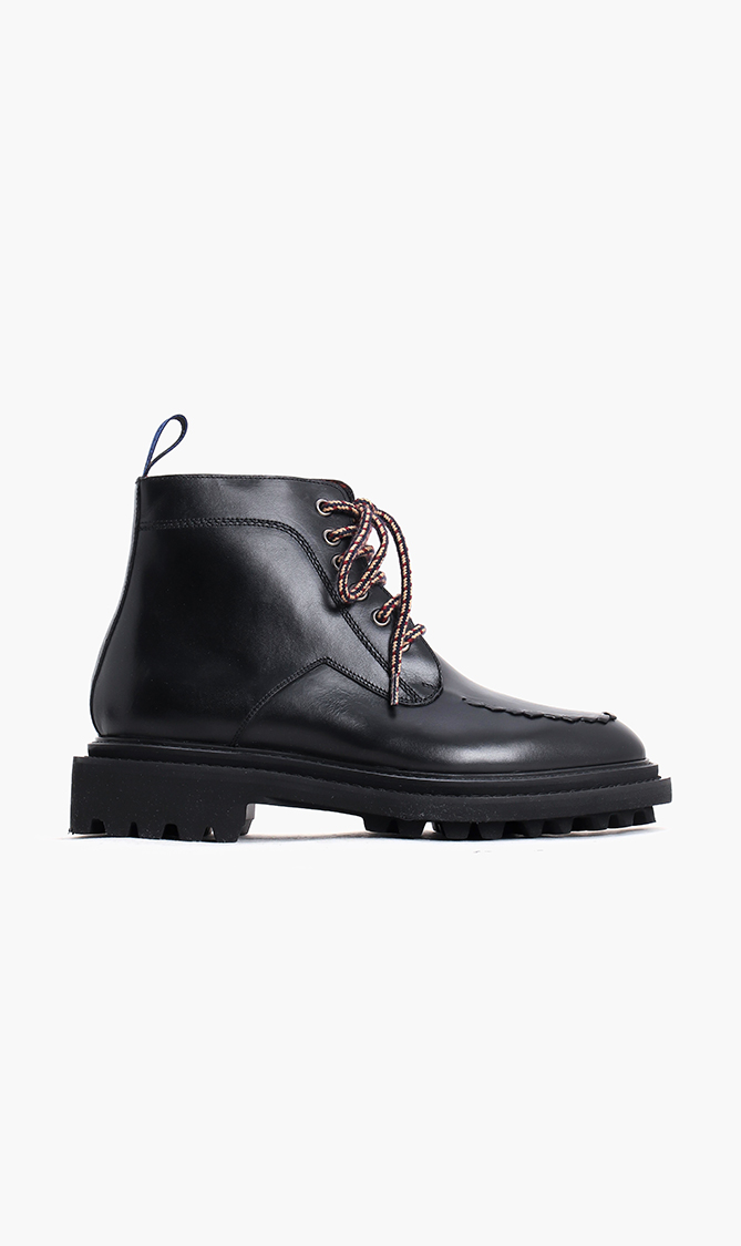 

Pollini Leather Lace-up Boots