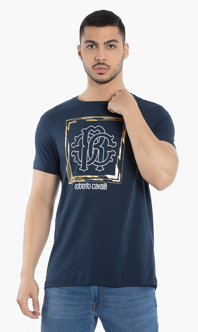 

Roberto Cavalli Logo Print T-shirt