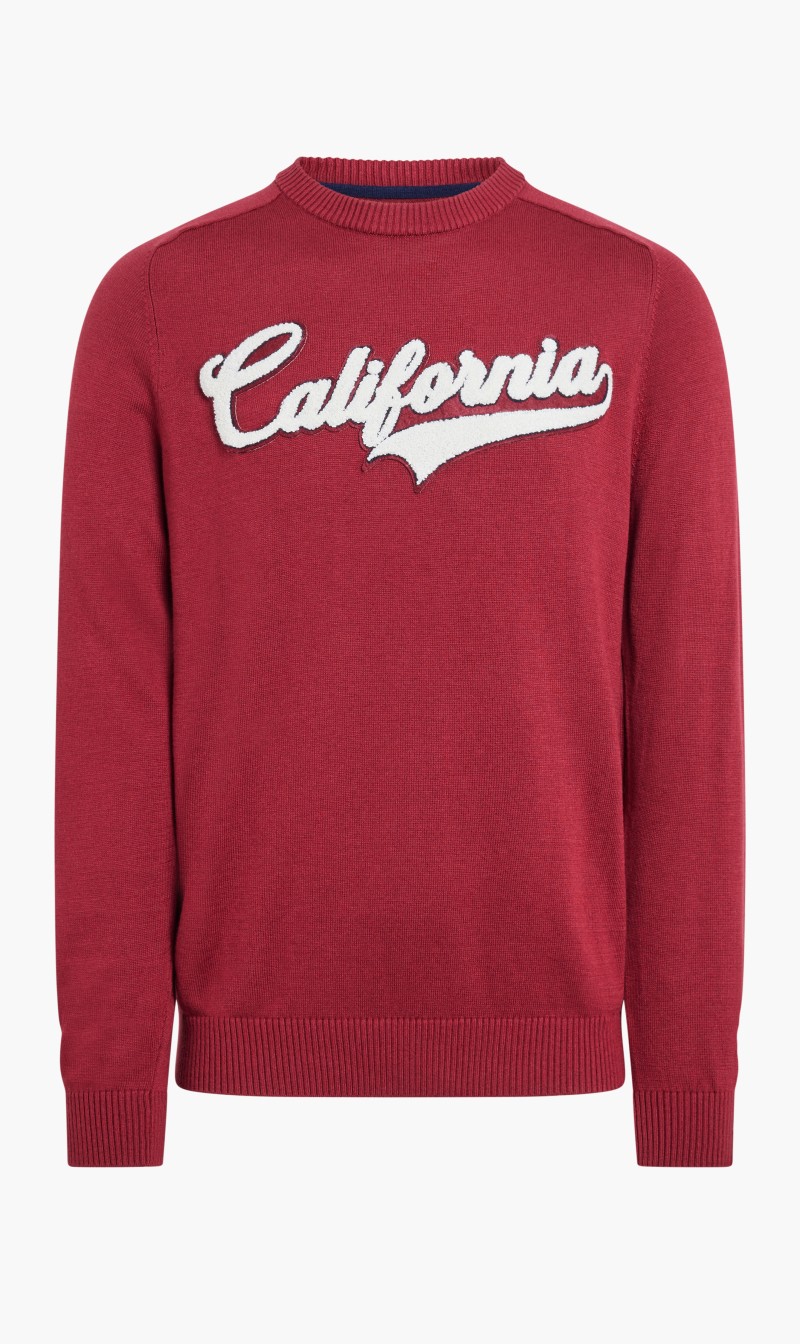 

Guess Red Rick Varsity Sweater for Men | The Deal Outlet