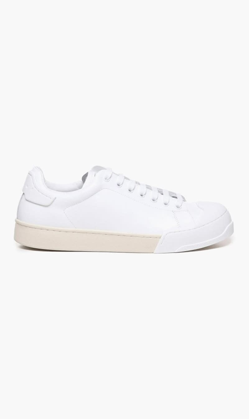 

Marni White Embossed Logo Sneakers for Men | The Deal Outlet