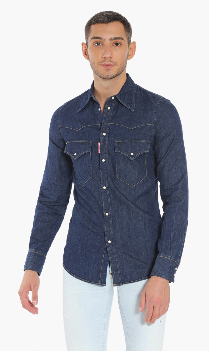 

Dsquared2 Denim Long Sleeves Shirt