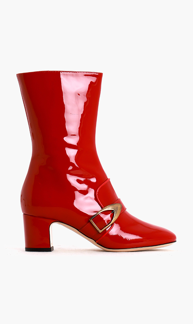 

Pollini Leather Mid High Boots