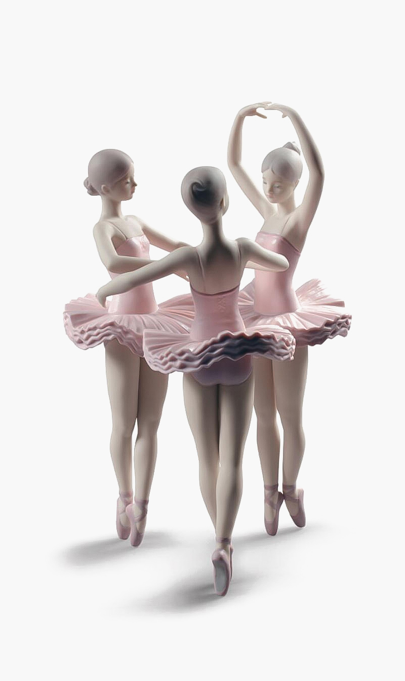 

LLADRO Our Ballet Pose Dancers Figurine