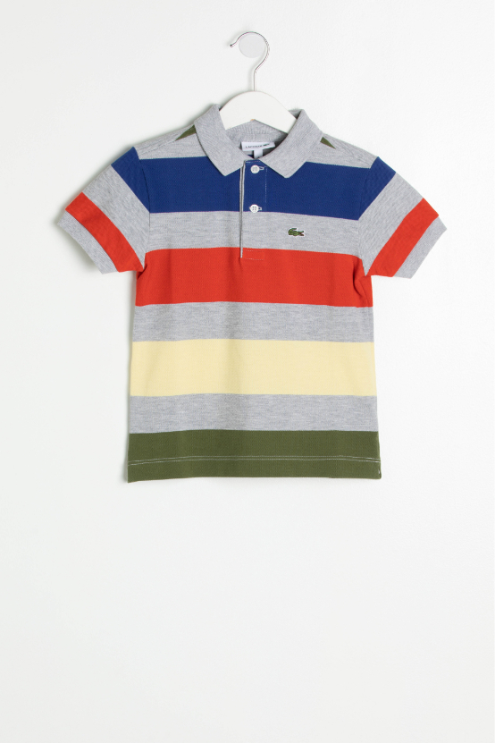 

Lacoste Colorblock Striped Polo Shirt
