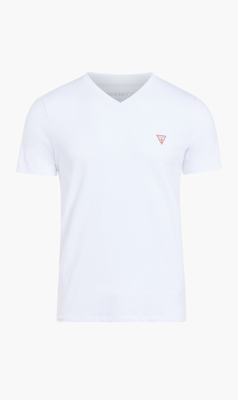 

Guess White Core Organic Stretch Jersey T-shirt for Men | The Deal Outlet