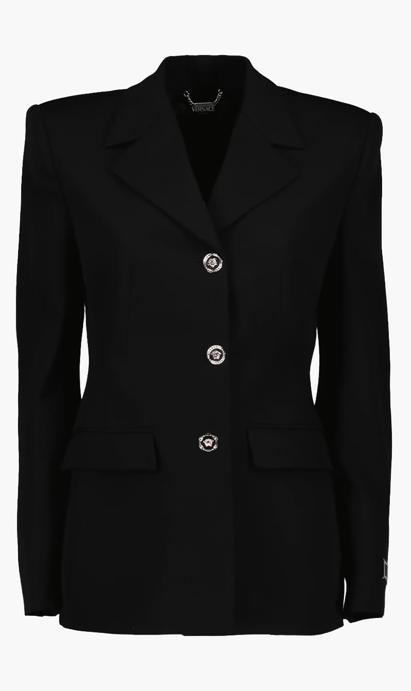 

Versace Black Informal Jacket for Women | The Deal Outlet