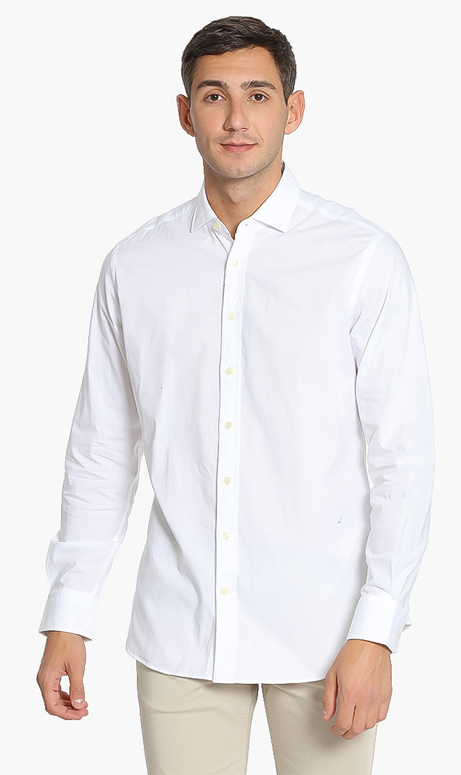 

Hackett London Yarn Dyed Slim Fit Long Sleeves Shirt