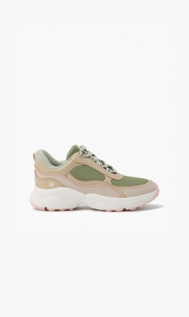 

Michael Kors Green Katrina Sneakers for Women | The Deal Outlet