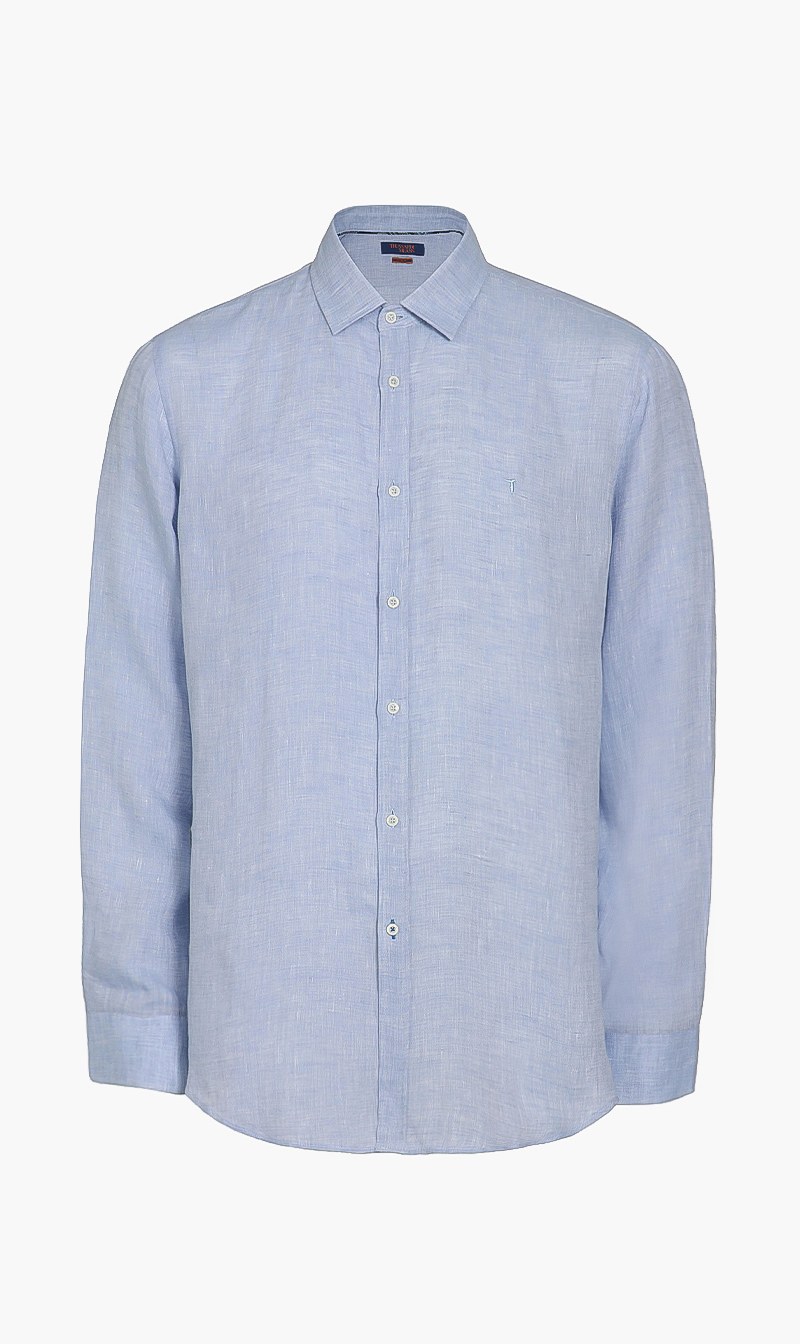 

Trussardi Drawstring Effect Linen Shirt