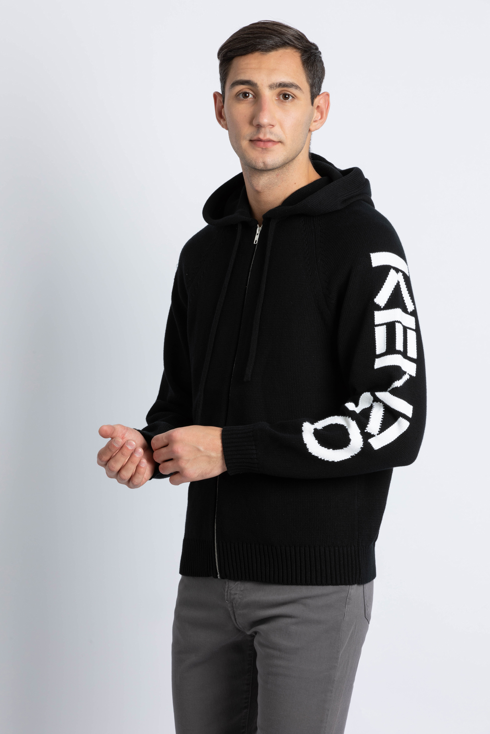 

Kenzo Logo Zipped Cardigan