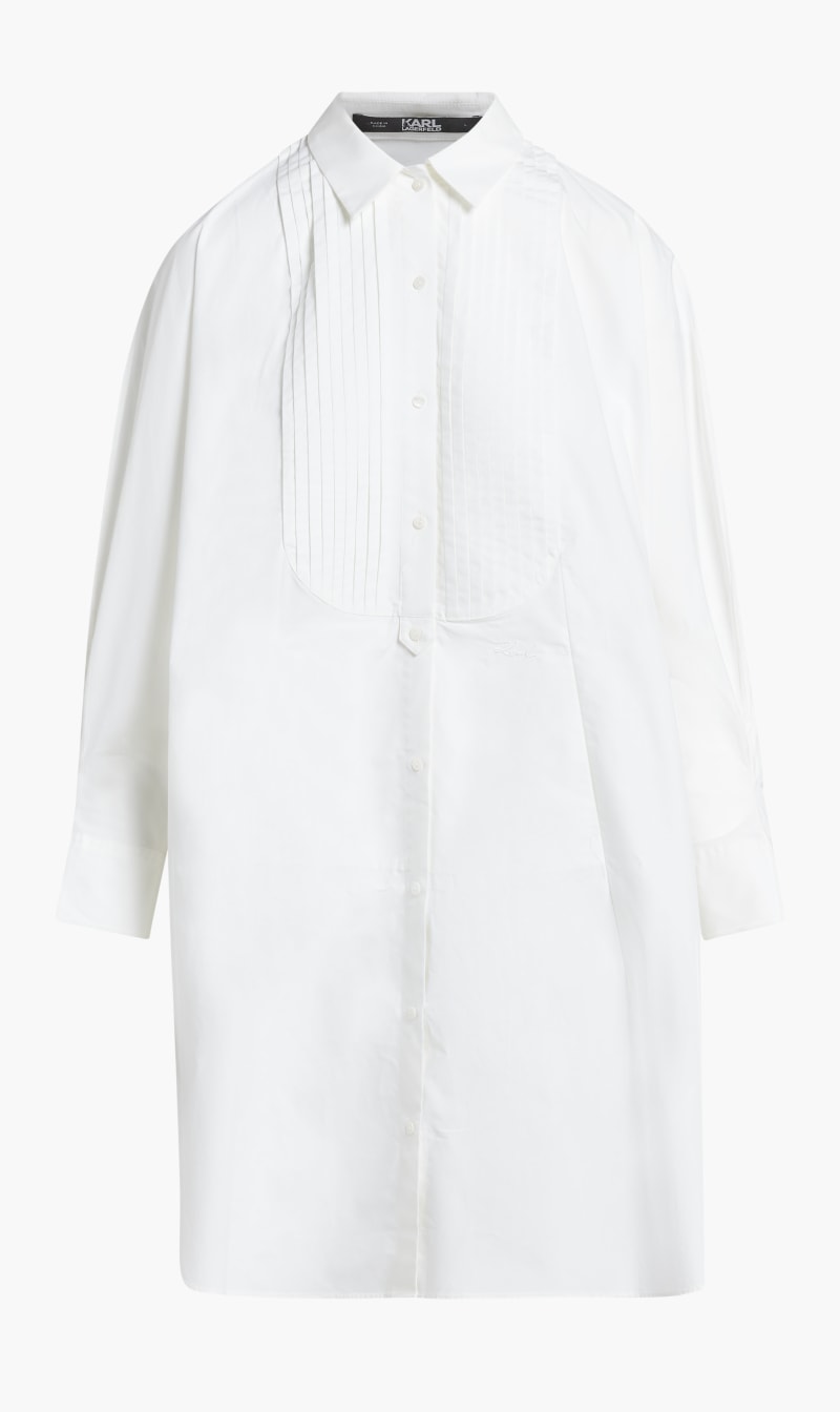

Karl Lagerfeld White Hun's Pick Circle Tunic for Women | The Deal Outlet