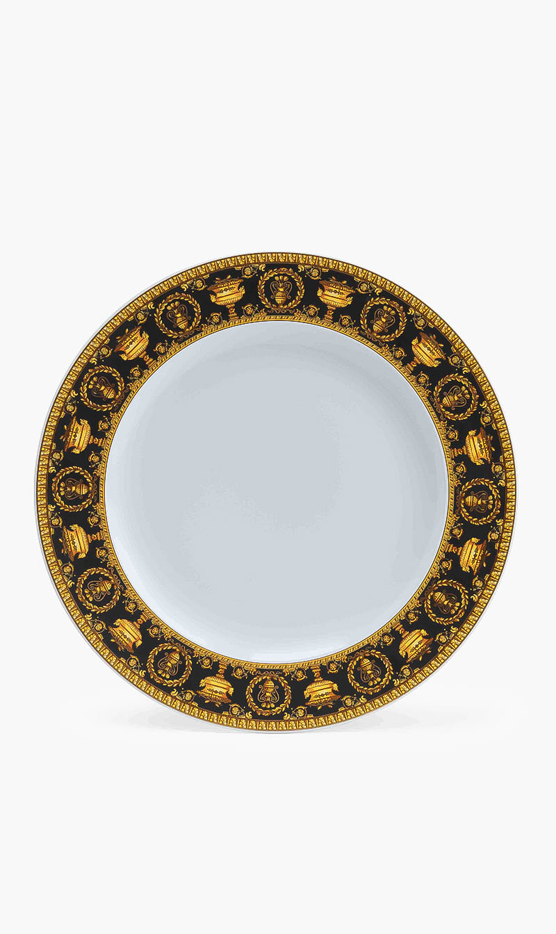 

I Love Baroque Nero Plate, Black