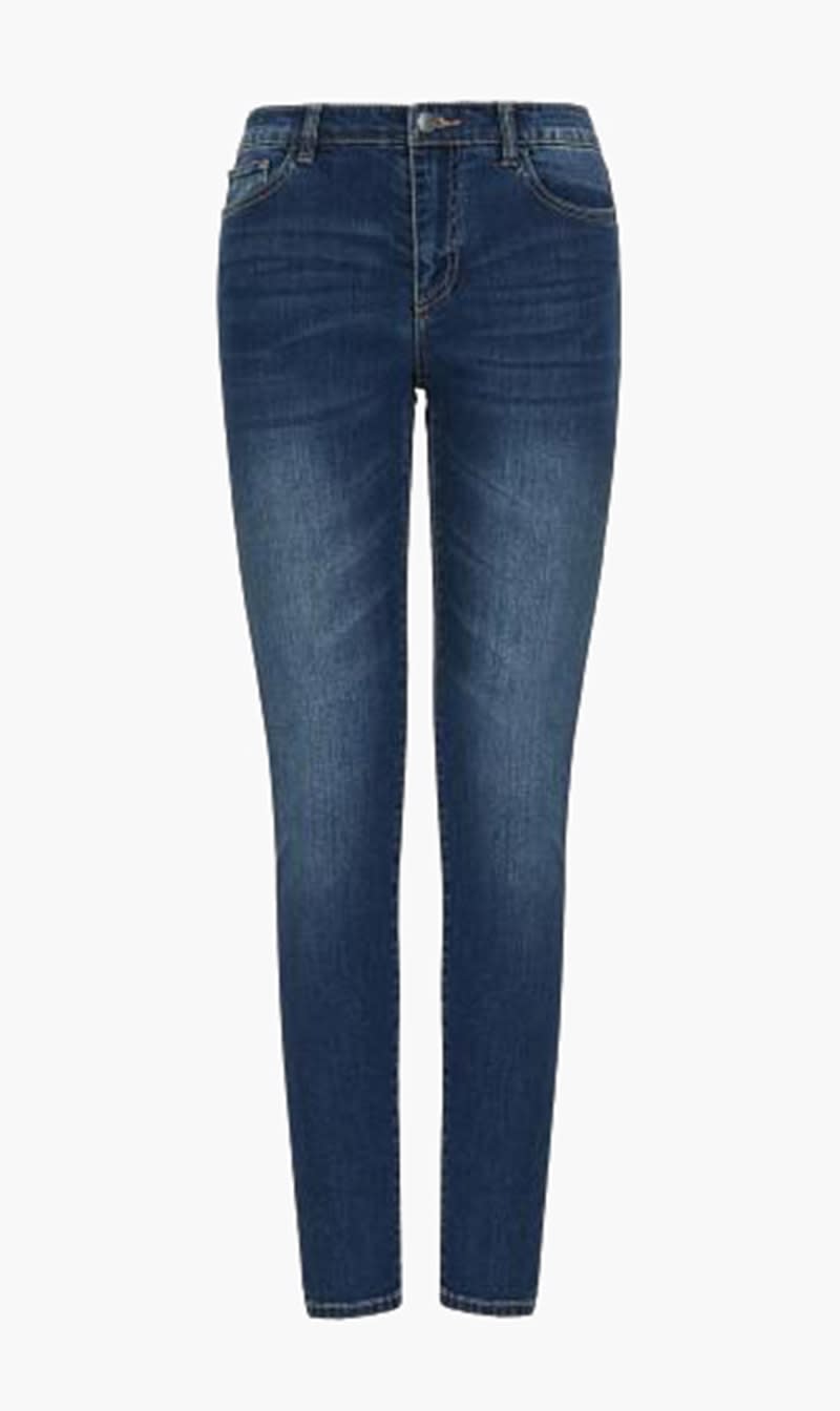 

Armani Exchange Blue Slim Fit Denim for Women
