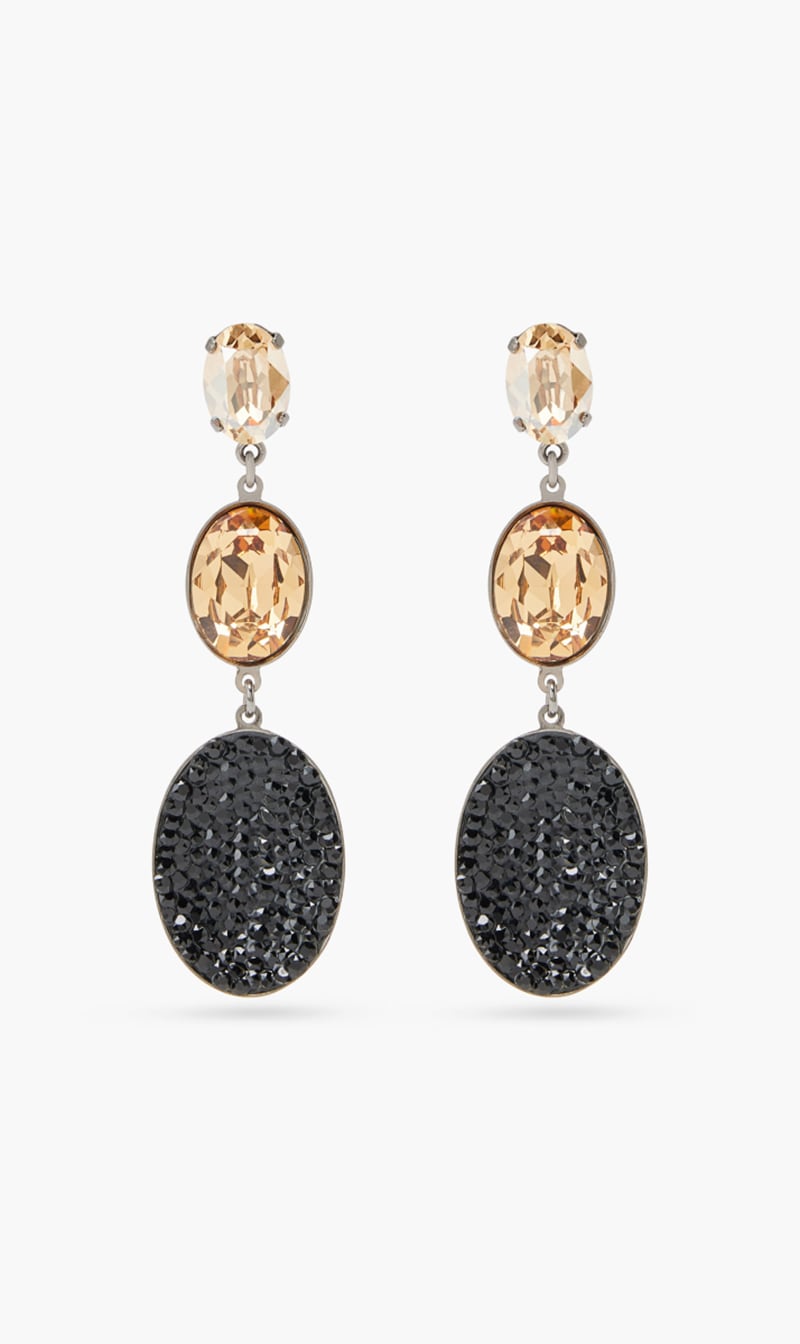 

Caviar 3 Oval Earrings