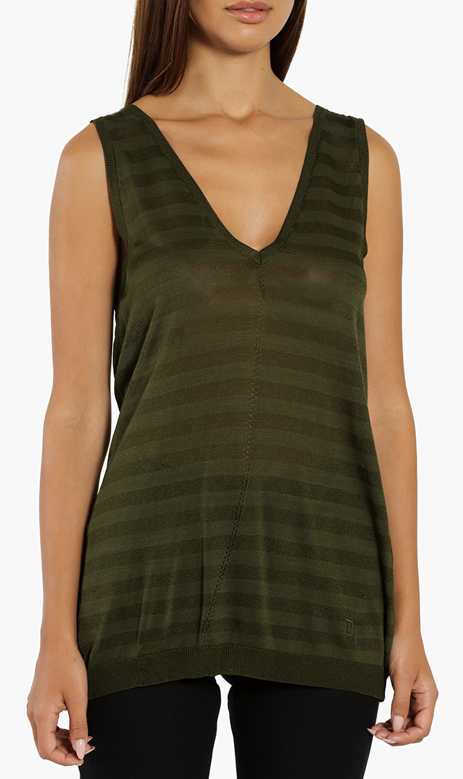 

Ted Baker Leysini Knitted Sleeveless Top