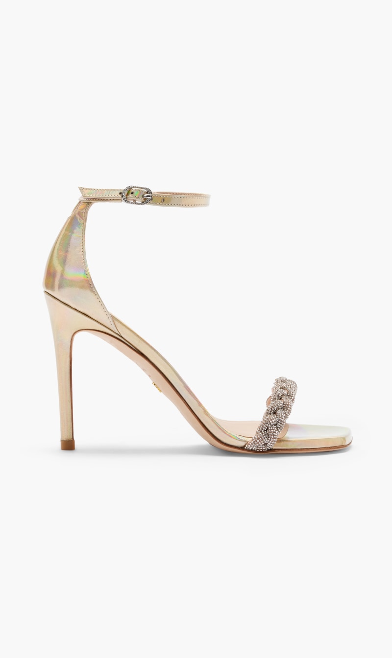 

Stuart Weitzman Silver Nudistcurve100hishin for Women | The Deal Outlet