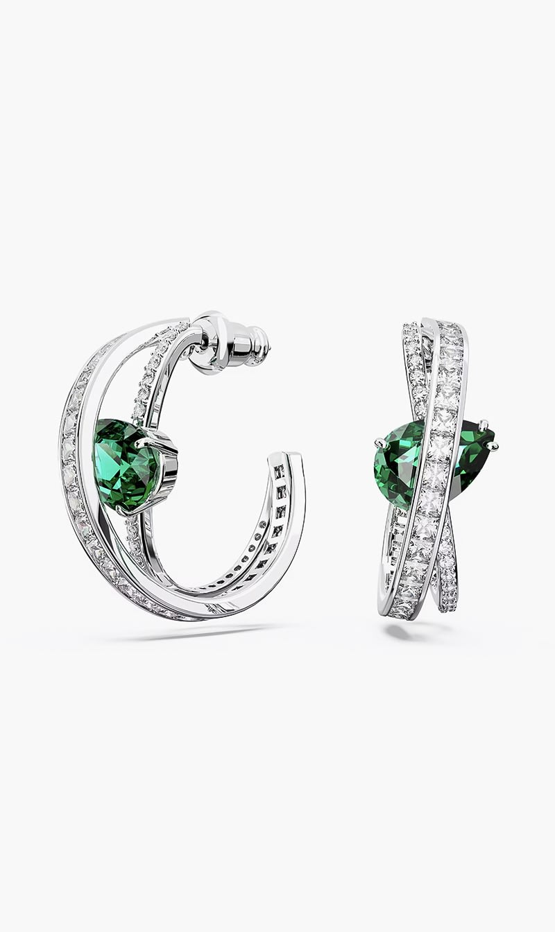 

Swarovski Others Hyperbola Pe Hoop Gre/rhs for Women | The Deal Outlet