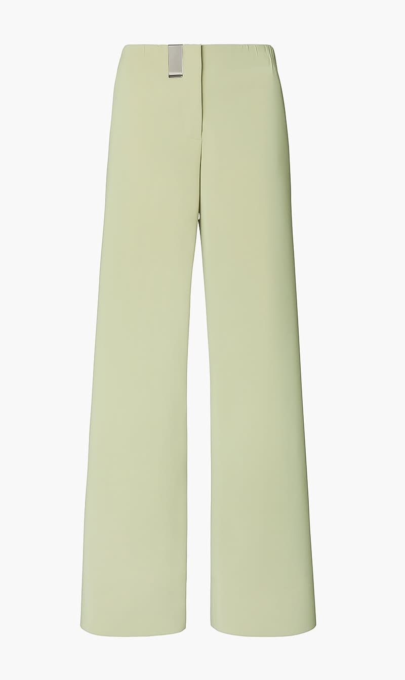 

Tory Burch Green Coated Jersey Pant for Women | The Deal Outlet