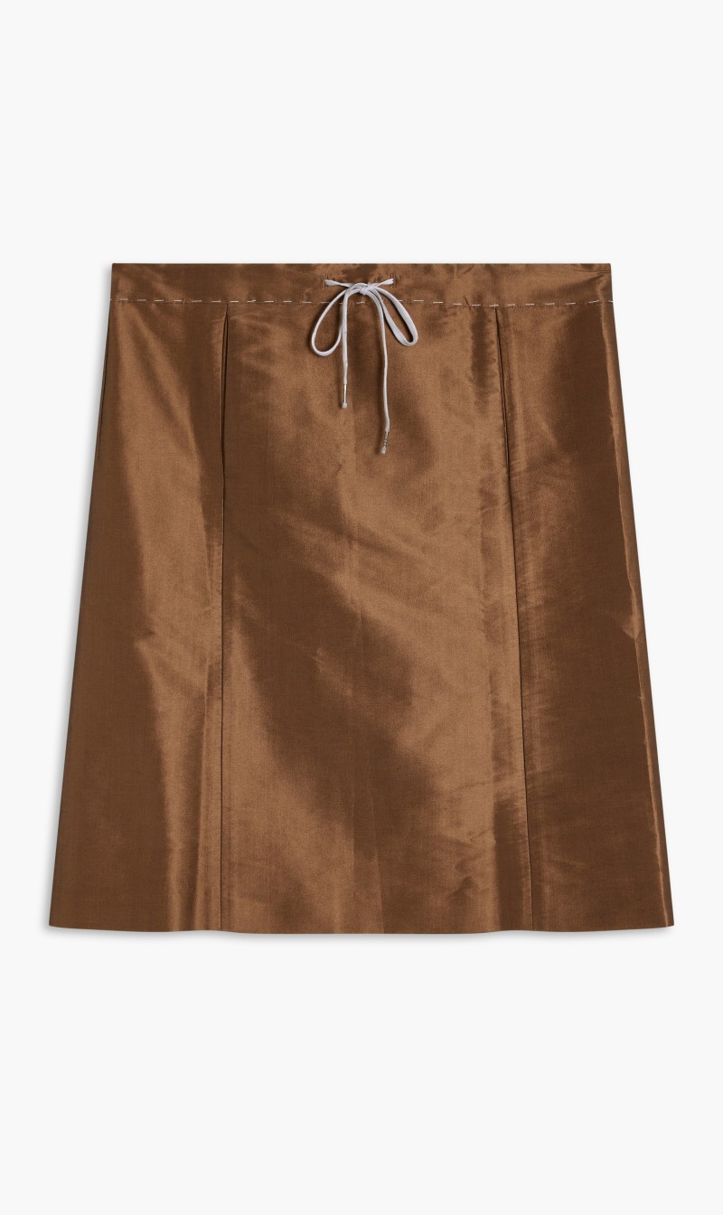 

Maison Margiela Brown Avp Bronze Midi Skirt for Women | The Deal Outlet