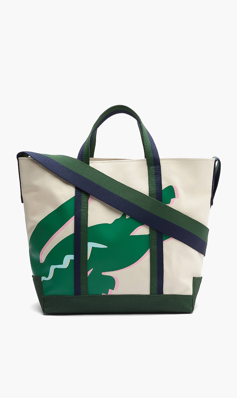 

Summer Pack Crocodile Print Cotton Tote