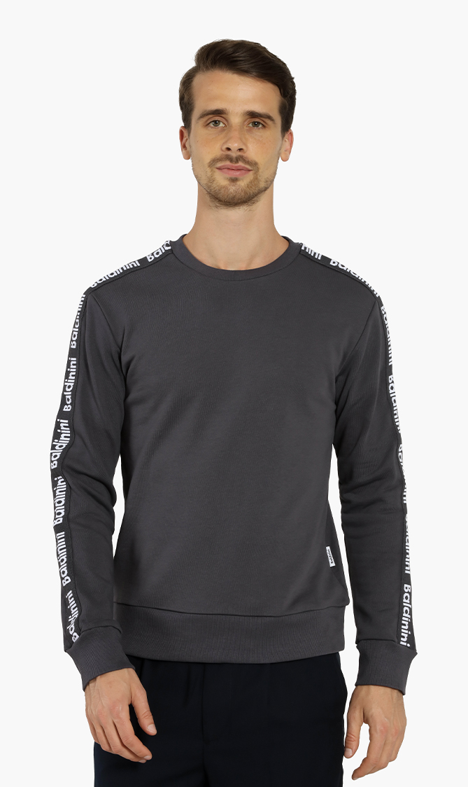 

Logo Tape Sweatshirt, Grey