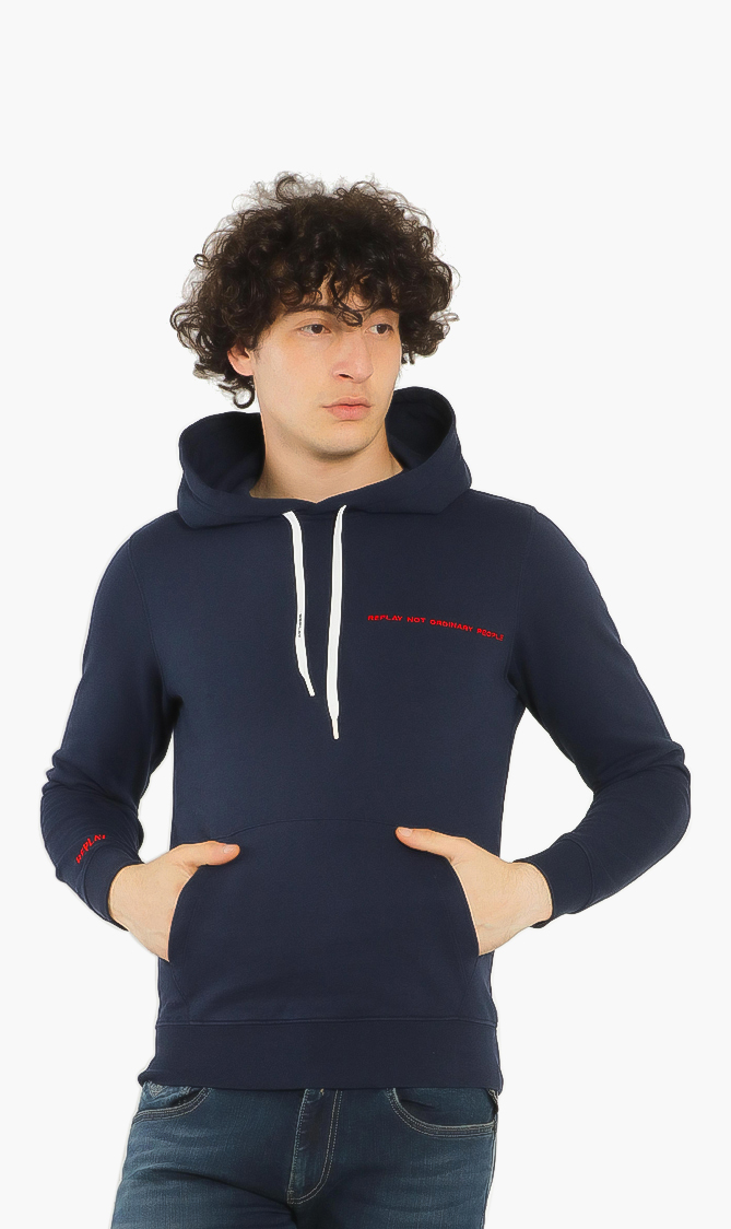 

Oversize Logo Hoodie, Blue