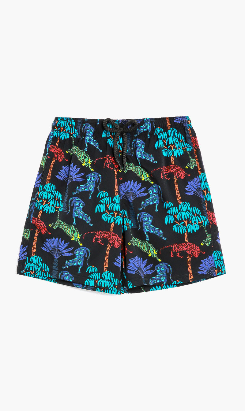 

Vilebrequin Black Jacquar Printed Swim Shorts for Boys | The Deal Outlet