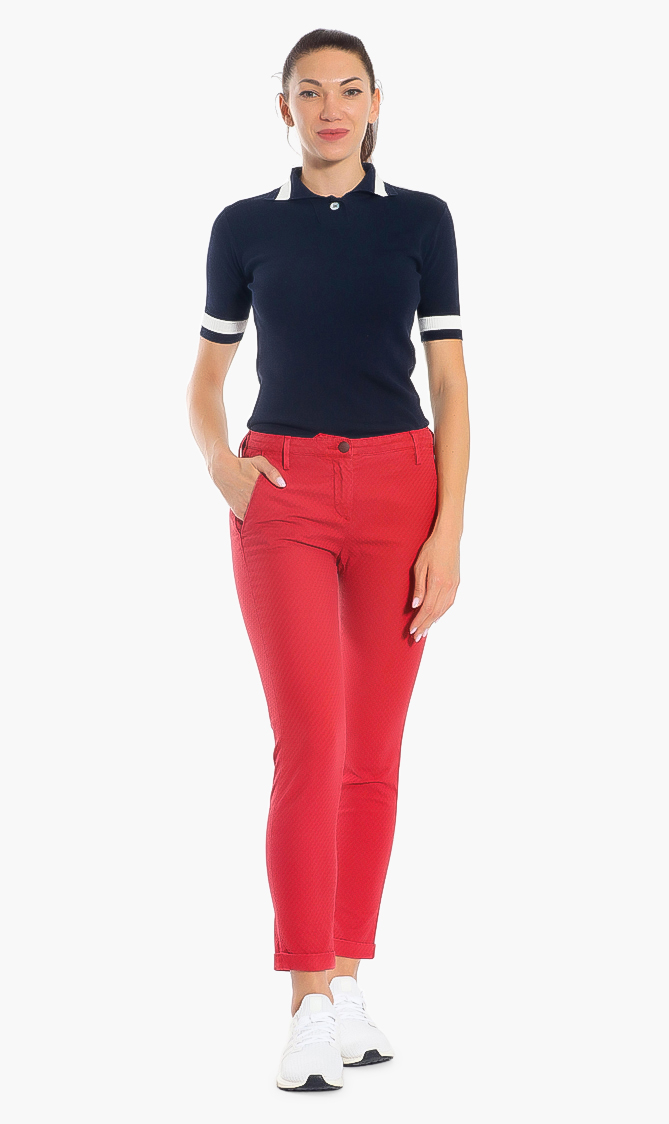 

Brigitte Tailored Pants, Red