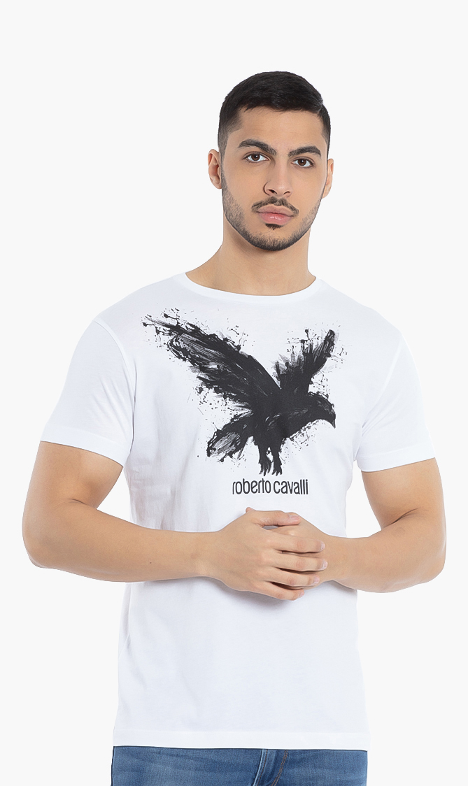 

Roberto Cavalli Eagle Graphic T-shirt