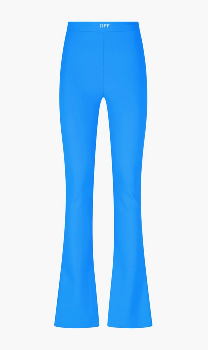

Off-white Blue Sleek Split Leggings Blue A No Color for Women | The Deal Outlet