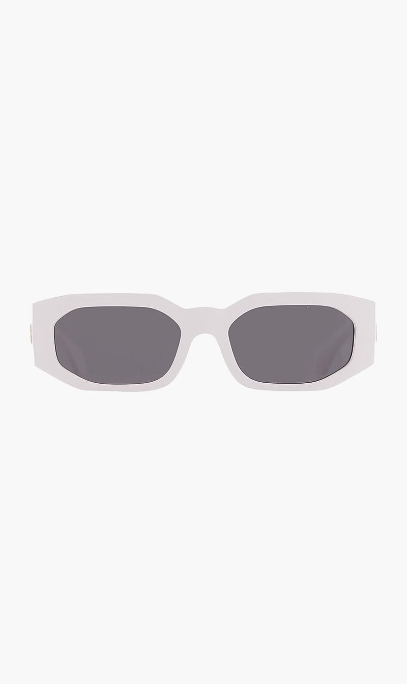 Versace White Irregular Sunglasses