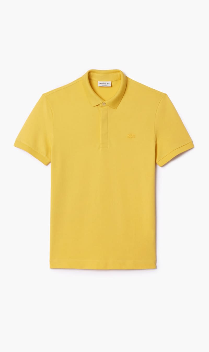 

Lacoste Yellow Regular Fit Stretch Paris Polo Shirt for Men | The Deal Outlet