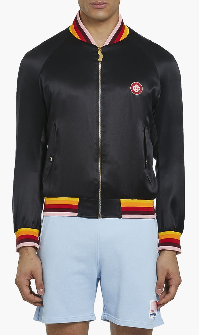 

Silk Souvenir Jacket, Black