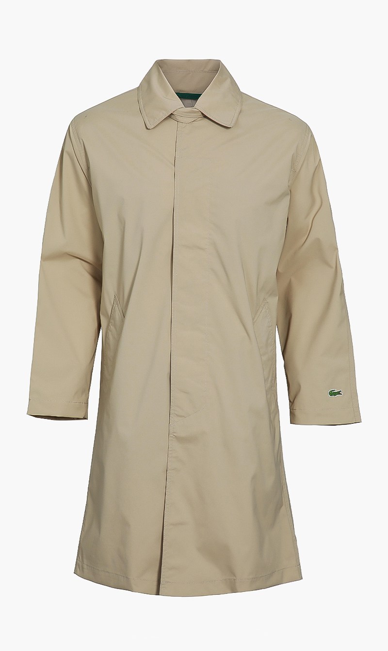 

Lacoste Brown Trench Coat for Men | The Deal Outlet