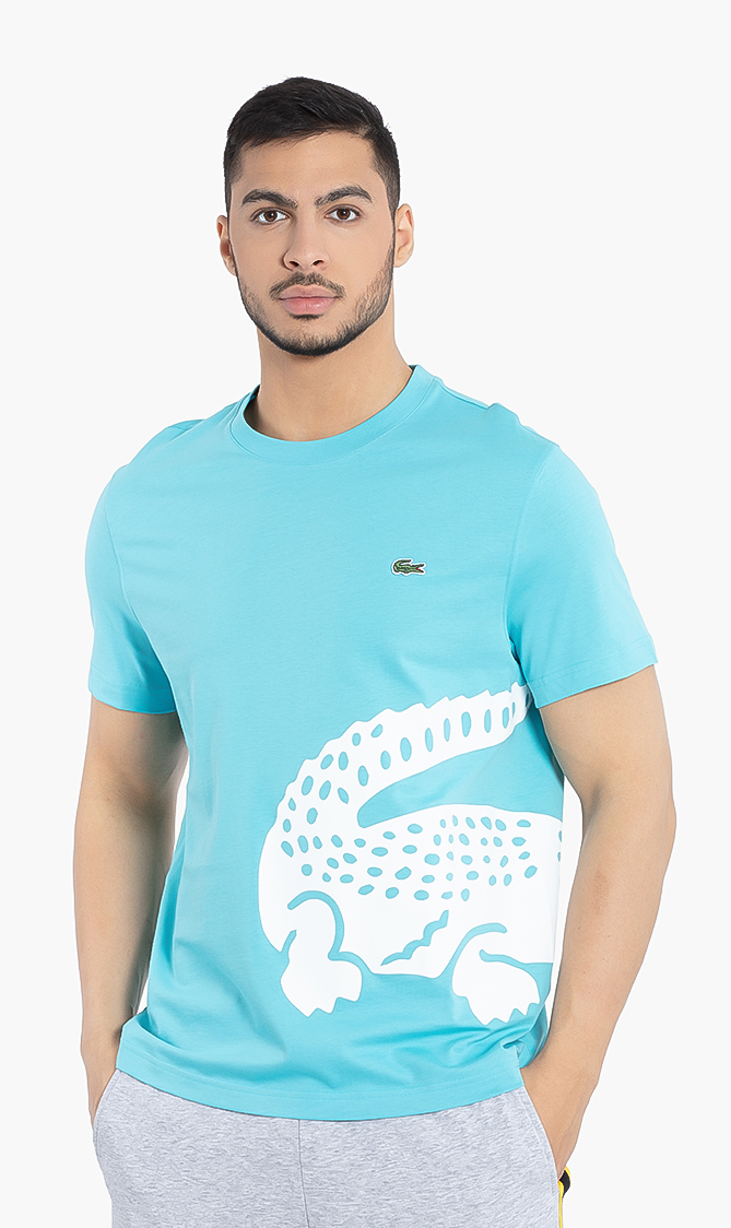 

Lacoste Oversized Crocodile Print T-shirt