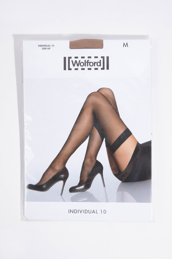 

Wolford Individual 10 Caramel Stay-up Stockings