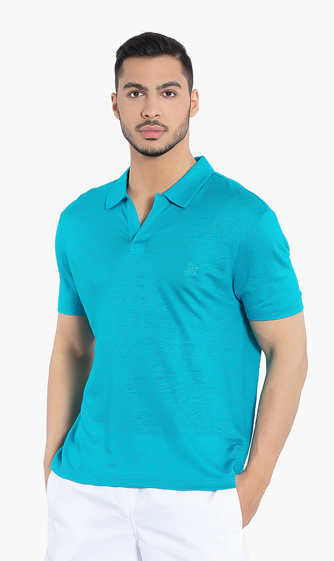 

VILEBREQUIN Pyramid Linen Polo Shirt