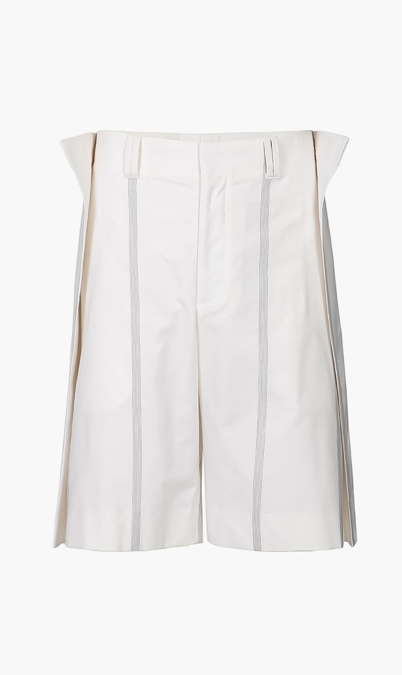 

Striped Oxford Shorts, Beige