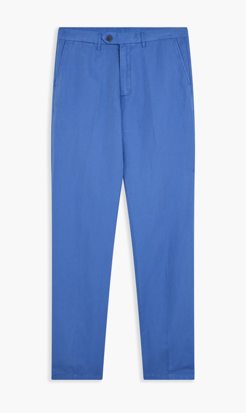 

Garment Dye Colinen Chino, Blue