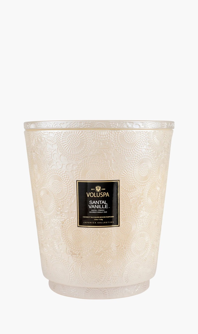 

Santal Vanille 5-wick Candle, White