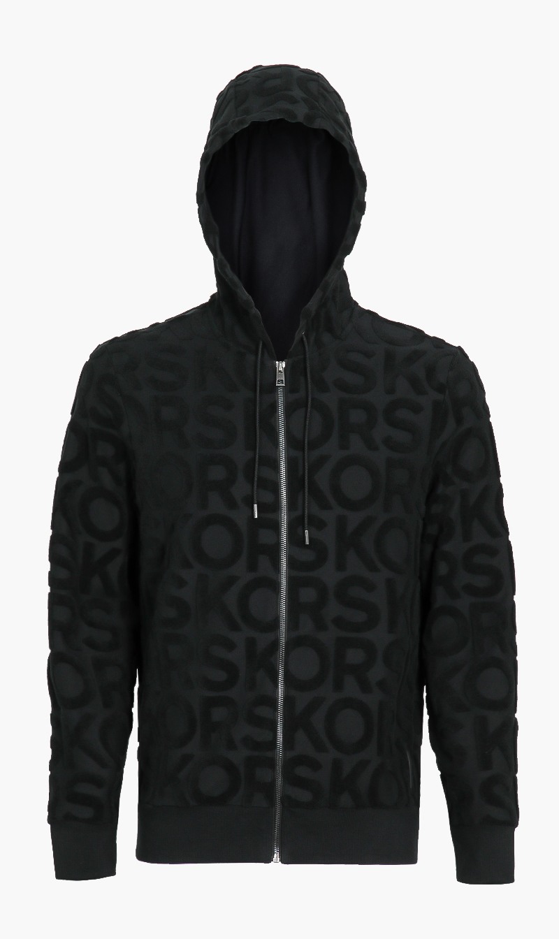 

Logo Zip-up Hoodie, Black