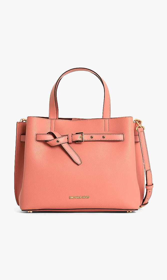 

Michael Kors Emilia Leather Satchel Bag
