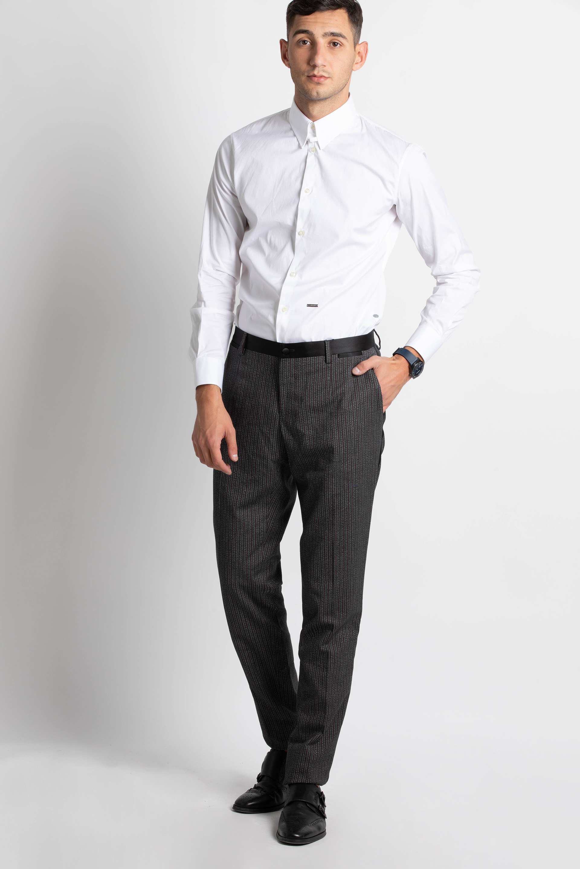 

Dolce&gabbana Striped Fitted Trousers
