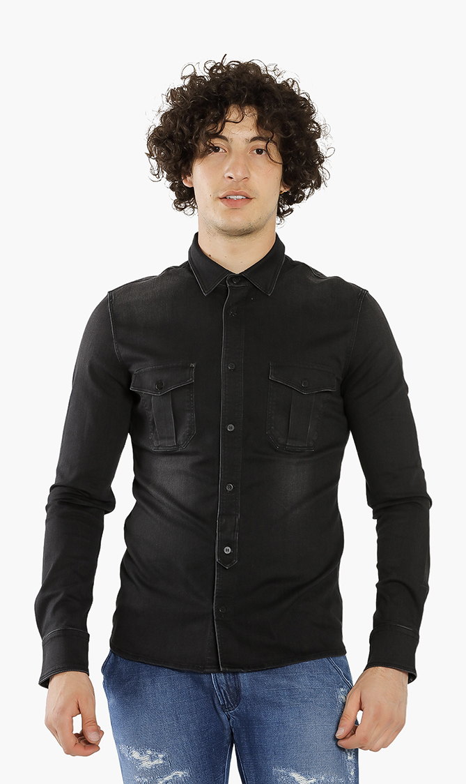 

Stretch Denim Shirt
