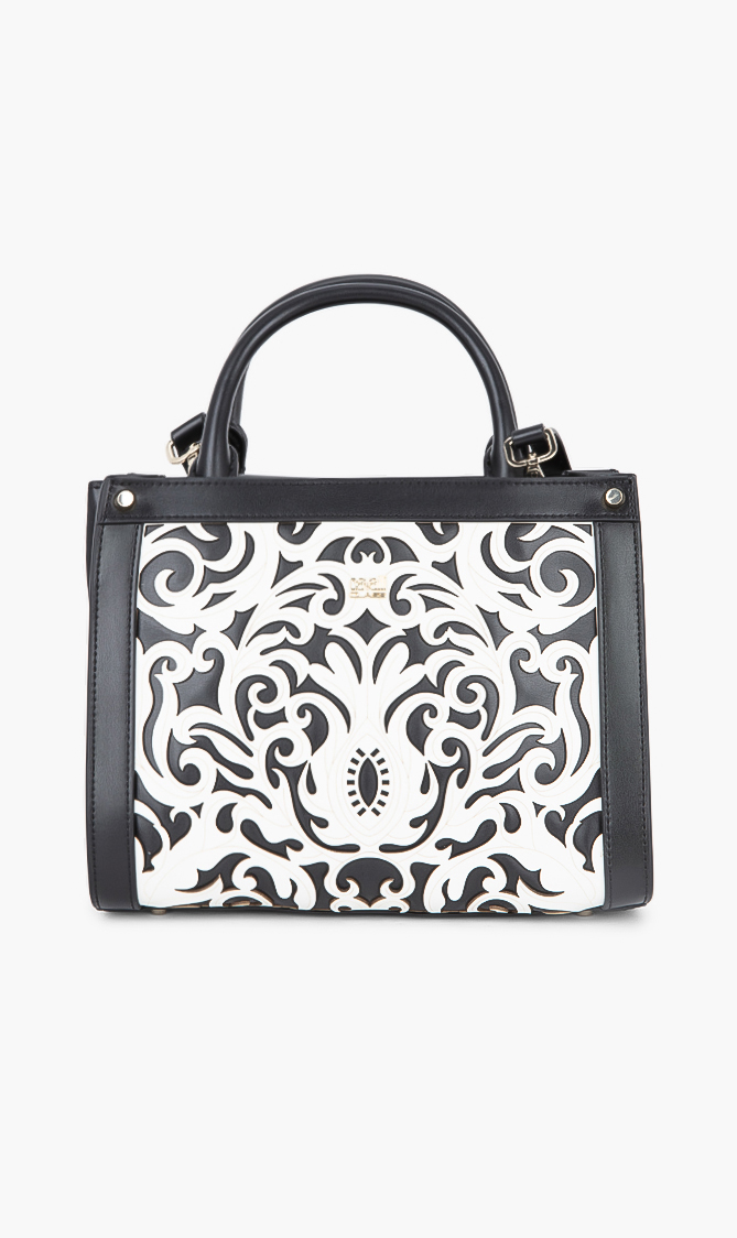 

CAVALLI CLASS Venus Damask Tote Bag
