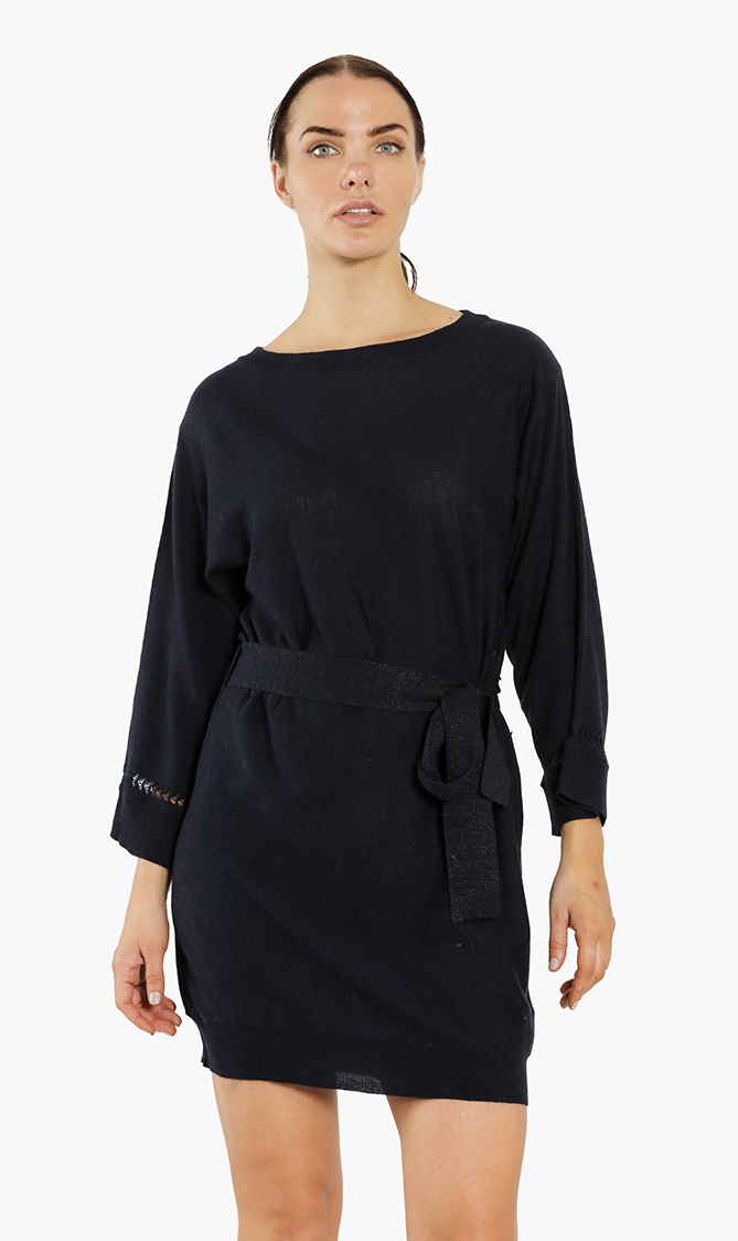 

Zadig & Voltaire Finch Wool Belted Dress