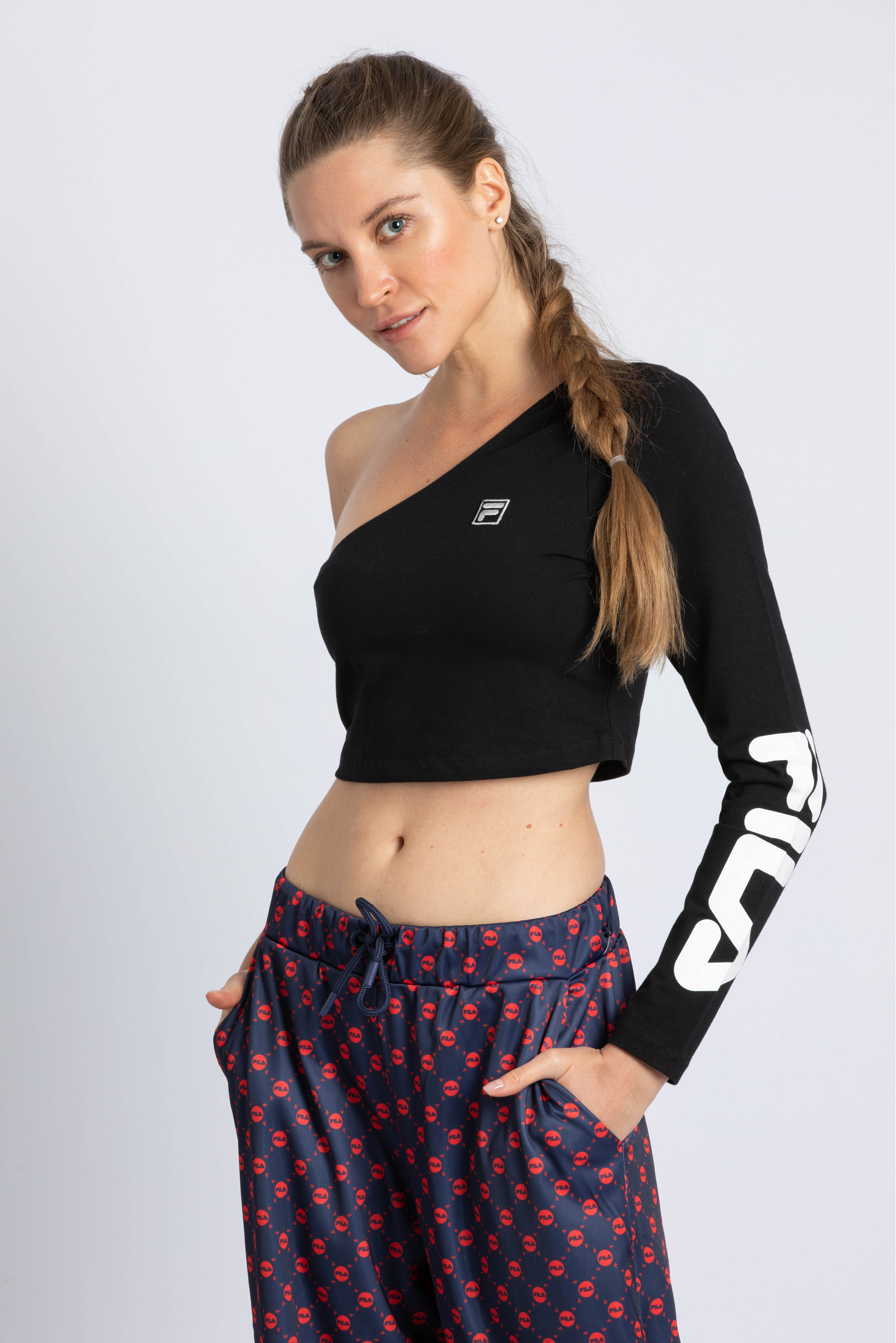 

Fila Juniya One Sleeve Crop Top