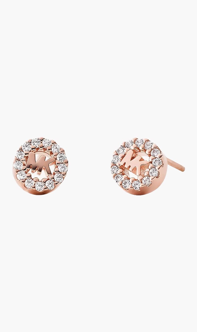 

Michael Kors Gold Mk Logo Stud for Women | The Deal Outlet
