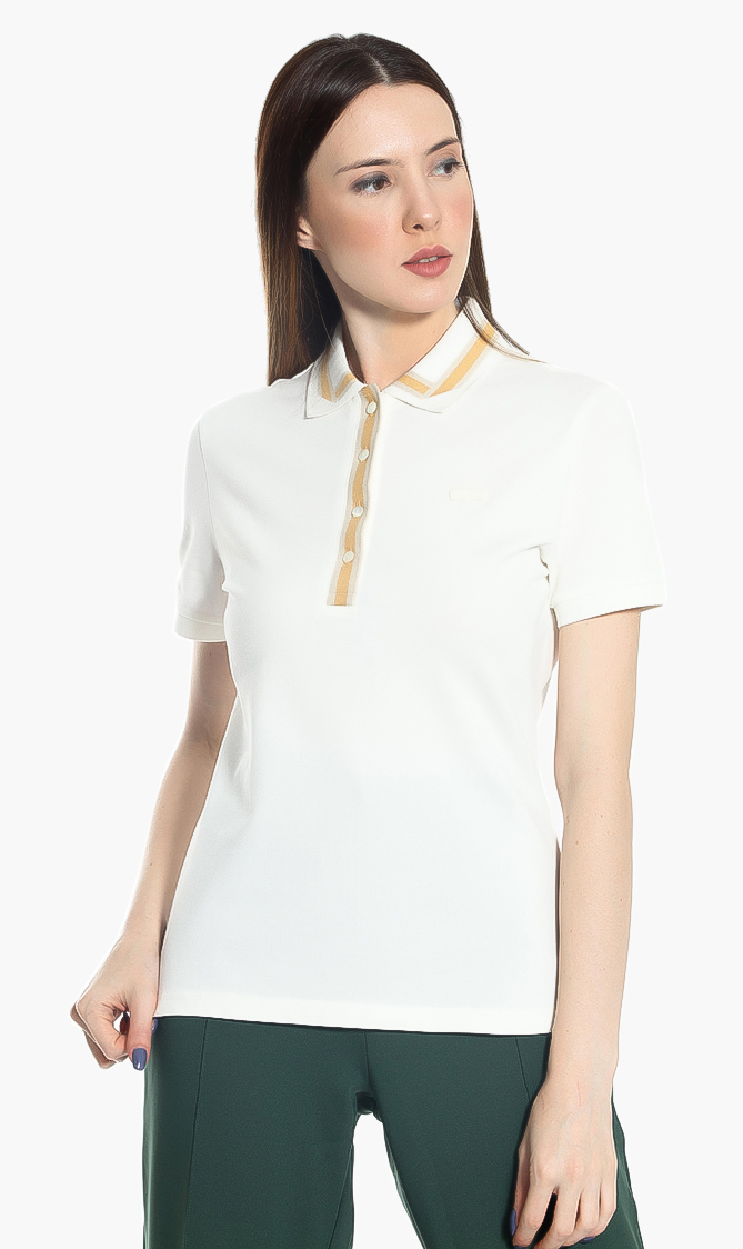 

LACOSTE Contrast Stretch Cotton Polo Shirt