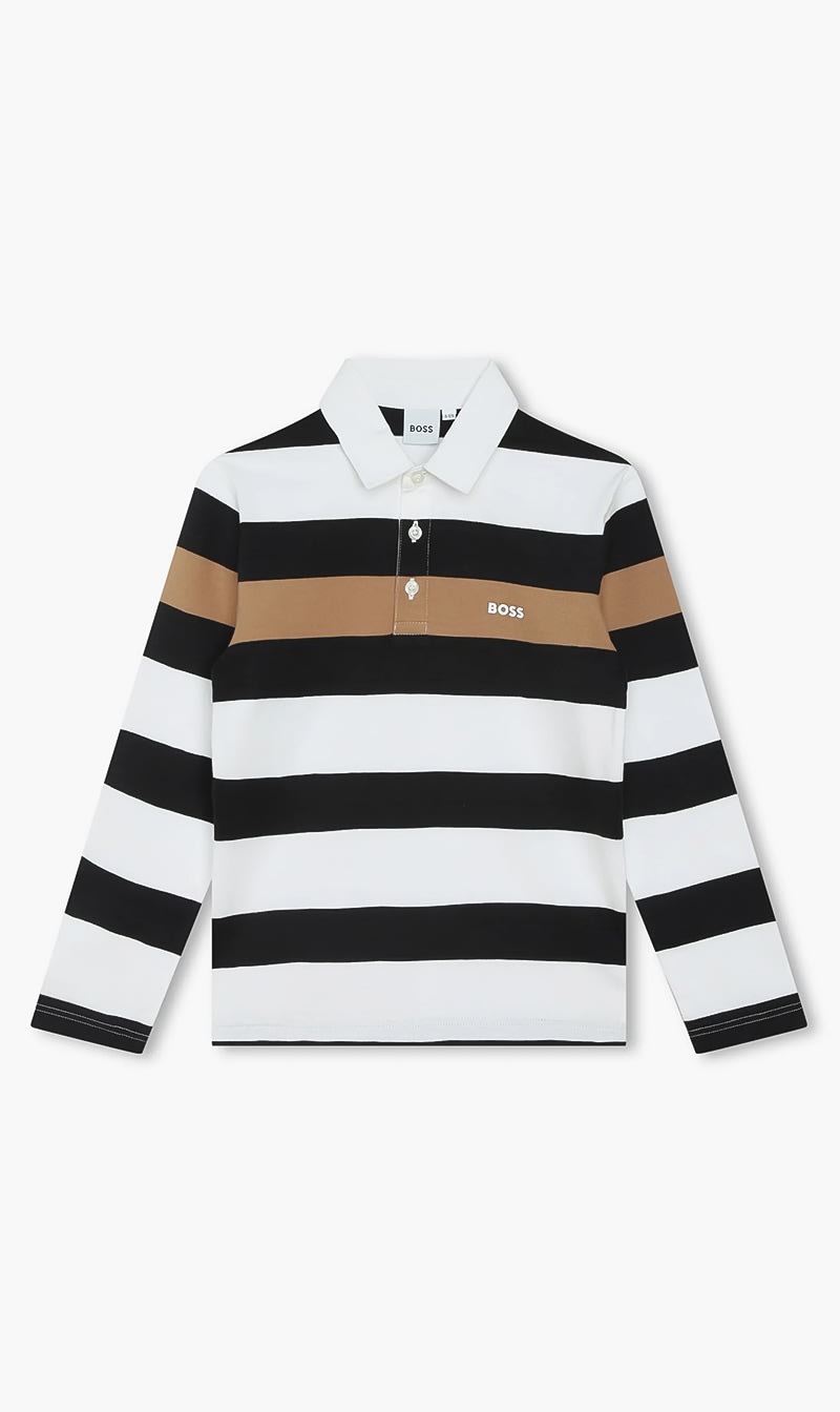 

Hugo Boss Multi-color Long Sleeve Polo for Boys | The Deal Outlet